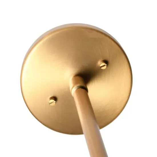 Hello Honey&reg; 5.9ft. 2-Tone Metal Ceiling Light Black and Brushed Gold {5}