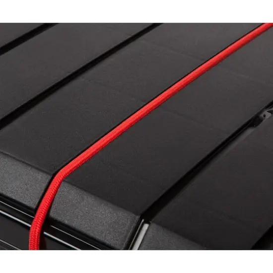 IRIS&reg; Remington&reg; 82qt. Black Store-It-All Utility Tote with Buckle Lid {7}