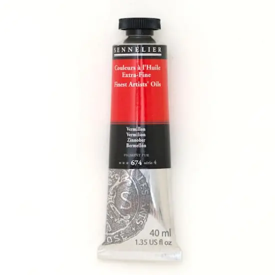 Sennelier Artists' Oil Color, 40mL 674 Vermilion S4 {1}