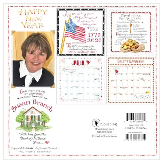 2026 Susan Branch Mini Calendar {6}