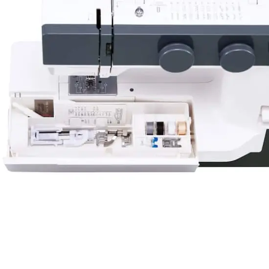 Janome 1522-BL 22-Stitch Mechanical Sewing Machine with Wide Sewing Bed {4}