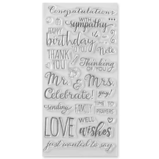 Phrases Clear Stamps by Recollections&trade; {6}