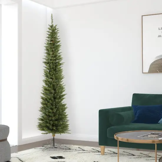 7.5ft. Unlit Durham Pole Pine Artificial Christmas Tree {3}