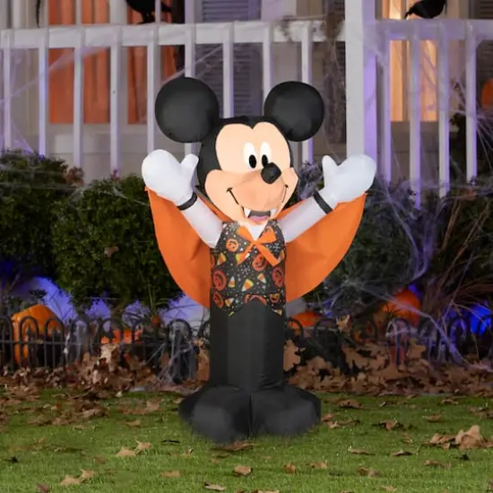 3.5ft. Airblown&reg; Inflatable Halloween Mickey as Vampire with Candy Toss Vest {3}