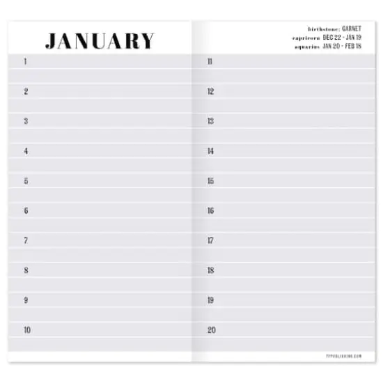 TF Publishing Stripes Perpetual Birthday & Celebration Pocket Book {3}