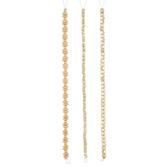 Gold Faceted Metal Bead Mix by Bead Landing&trade; {4}