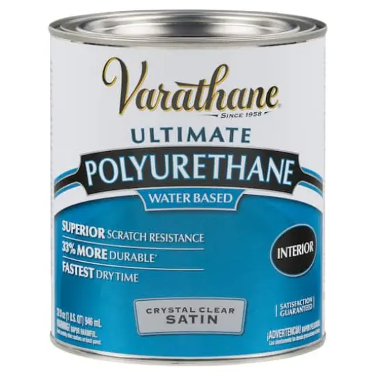 Varathane&reg; 32oz. Crystal Clear Ultimate Water Bases Polyurethane Satin {1}