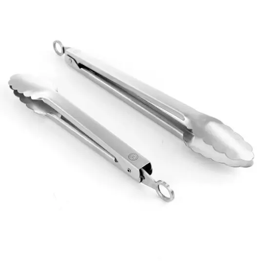 Martha Stewart 2 Piece Stainless Steel Tongs {6}