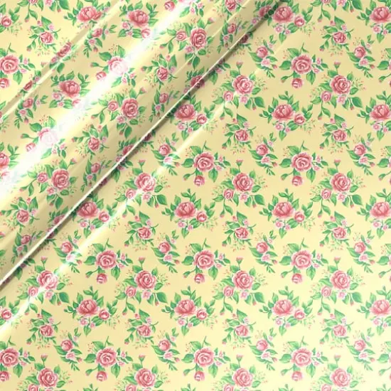 Siser&reg; EasyPatterns&reg; Plus Vintage Rose Heat Transfer Vinyl Yellow {1}