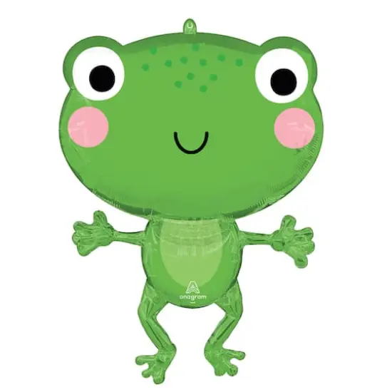 SuperShape 29" Happy Frog Foil Balloon {1}