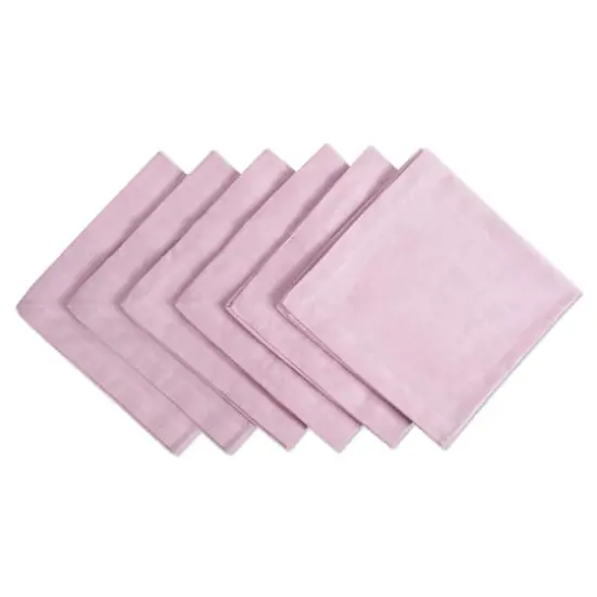 DII&reg; Solid Chambray Oversized Napkin, 6ct. Rose {1}