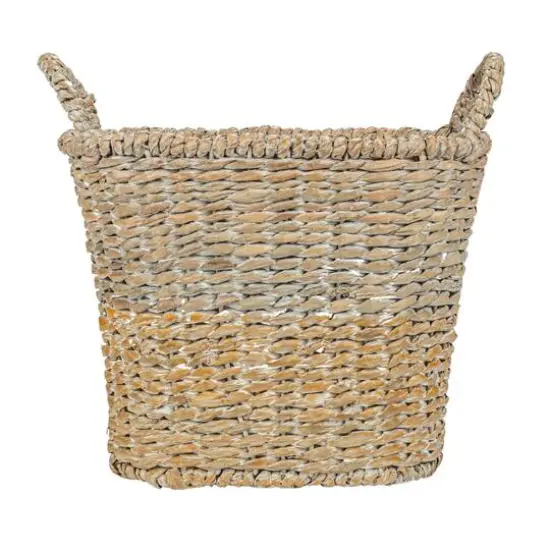 Hello Honey&reg; Multicolor Oval Woven Water Hyacinth & Rattan Dip-Dyed Basket Set {11}