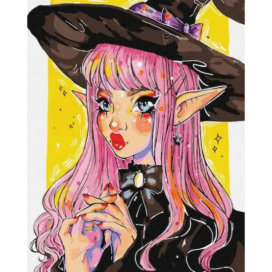 Ideyka The Witch Painting by Numbers Kit {3}