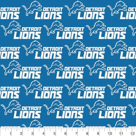 NFL Detroit Lions Cotton Fabric {3}