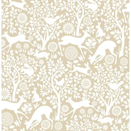 NuWallpaper Cream Merriment Peel & Stick Wallpaper {1}