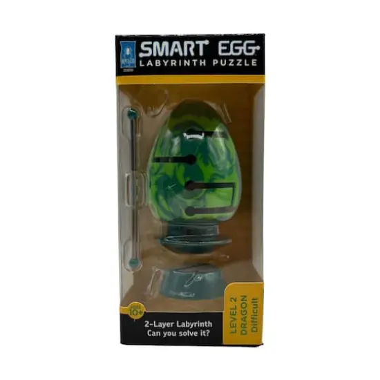 Smart Egg 2-Layer Labyrinth Puzzle - Green Dragon: Difficult {5}