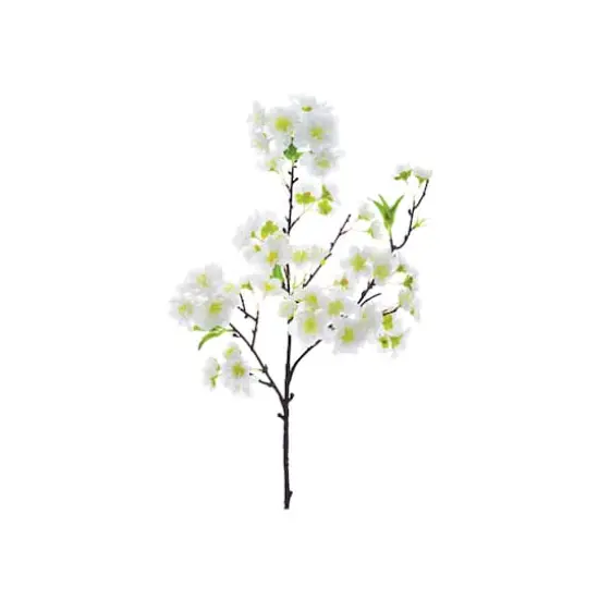 White Cherry Blossom Spray  {1}