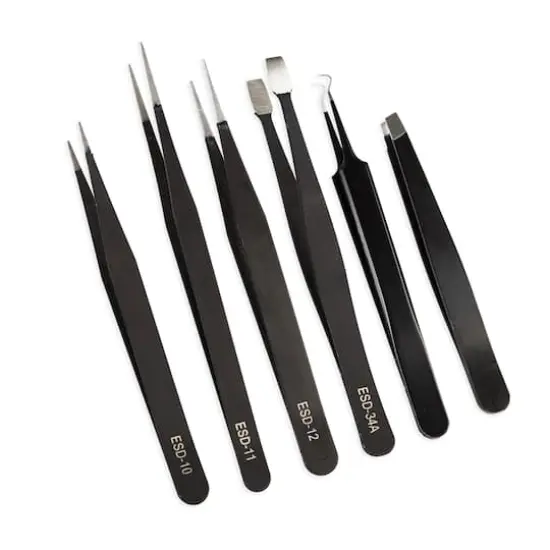 12 Piece Precision Tweezer Set with Case by Bead Landing&trade; {6}