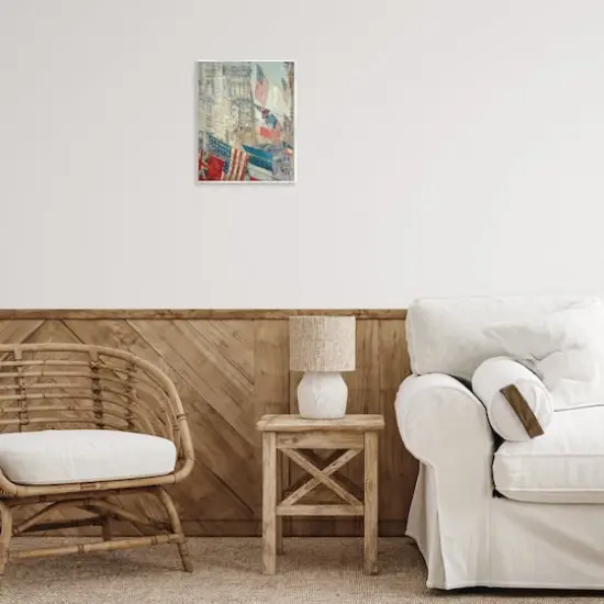 Stupell Industries Classic Americana Flags Wall Plaque Art {3}