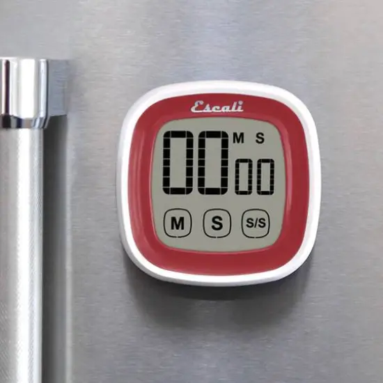Escali Red Touch Screen Digital Timer {6}