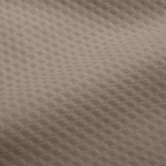 Bath Bliss Microfiber Soft Touch Diamond Design Shower Curtain Liner Taupe {7}