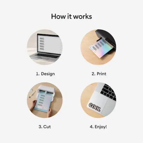 Cricut&reg; Silver Printable Vinyl, 10ct. {5}