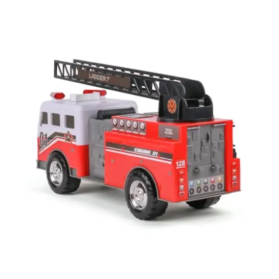 Funrise Mighty Fleet Mighty Motorized Fire Ladder Truck {6}