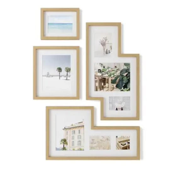 Umbra Natural Mingle Gallery Picture Frame Set {1}