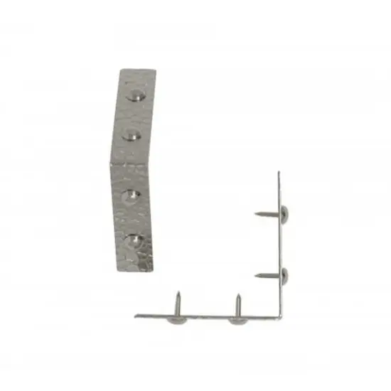 Dritz Home Nickel Textured Right Angle Corners {3}