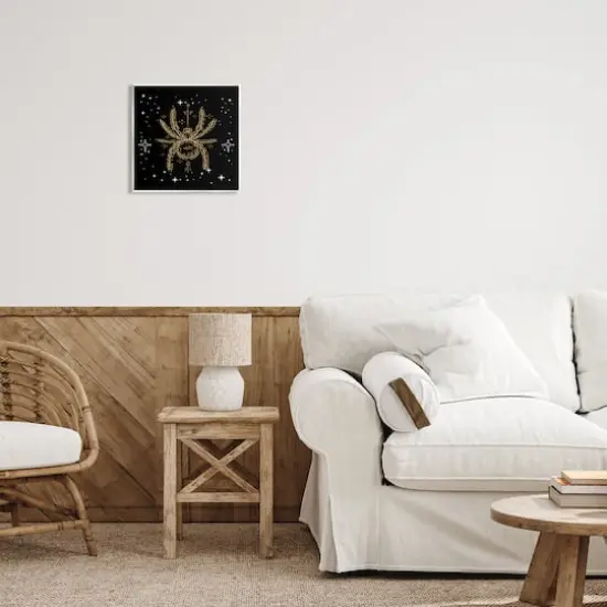 Stupell Industries Starry Halloween Spider Insect Wall Plaque Art {3}