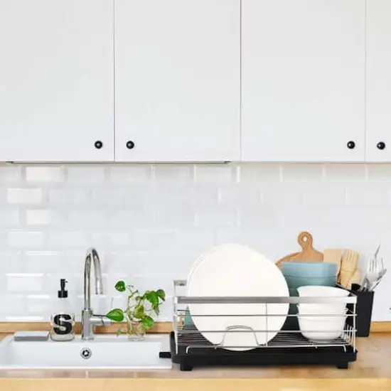 NEX&trade; 15" Stainless Metal Dish Drying Rack {7}