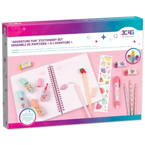 Make It Real&trade; 3C4G Adventure Fun Stationery Set {6}