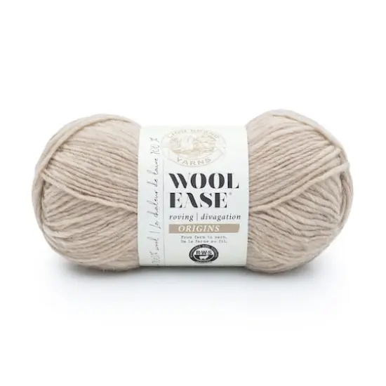 Lion Brand&reg; Wool-Ease&reg; Roving Origins Yarn Latte {1}