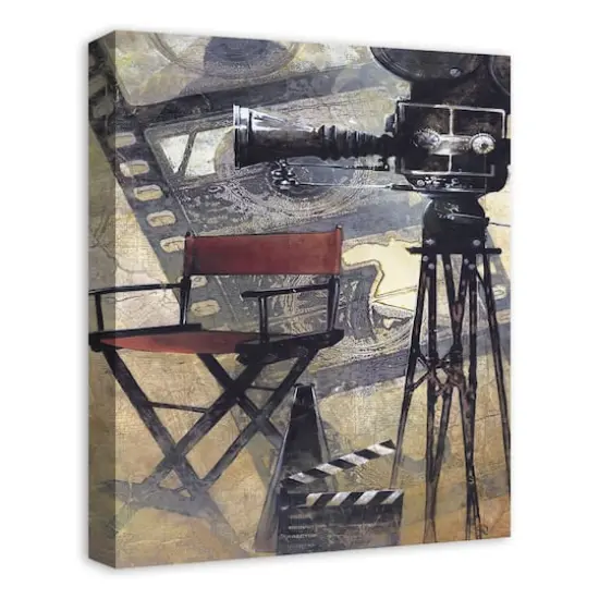 Camera In Production 16" x 20" Canvas Wall Art {3}
