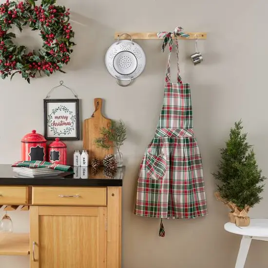 DII&reg; Yuletide Plaid Apron {9}