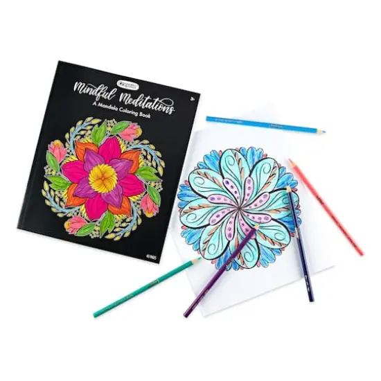 Crayola&reg; Mindful Meditations Mandala Coloring Book {4}
