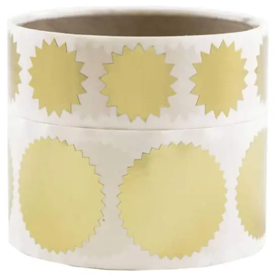 JAM Paper Gold Serrated Edge Circle Label Wafer Seal Combo Pack {1}