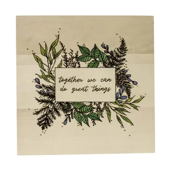 12" Basswood Square Panel by Make Market&reg; {3}