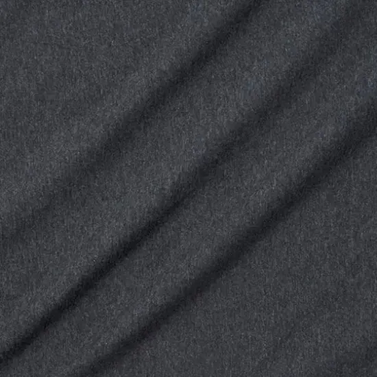 Fabric Merchants Solid Cotton Spandex Fabric Charcoal {1}