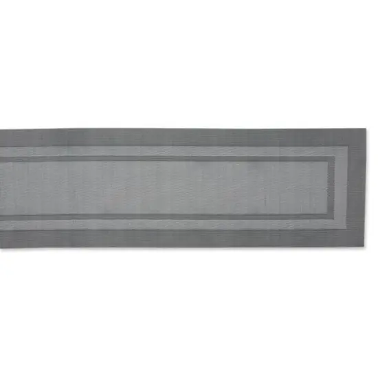 DII&reg; 72" Doubleframe Table Runner Gray {4}