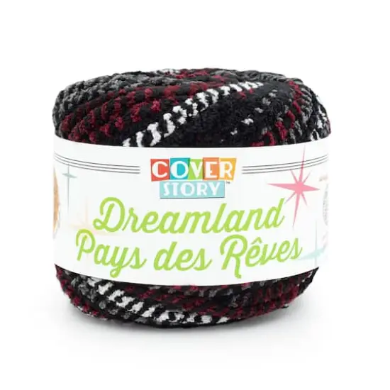 Lion Brand&reg; Cover Story&trade; Dreamland Yarn Black Cherry {1}