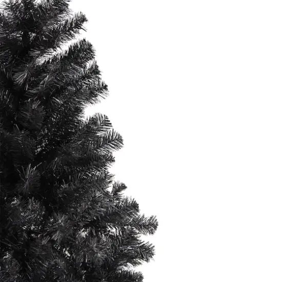 6ft. Black Colorado Spruce Artificial Halloween Tree {4}