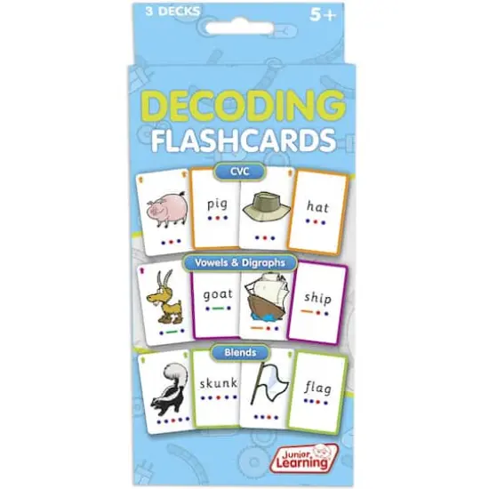 Junior Learning&reg; Decoding Flashcards {3}