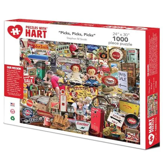 Hart Puzzles Picks, Picks, Picks by Steve Smith 1,000 Piece Jigsaw Puzzle {1}
