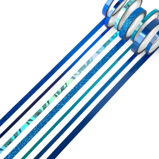 Blue Foil & Glitter Crafting Tape Set by Recollections&trade; {4}
