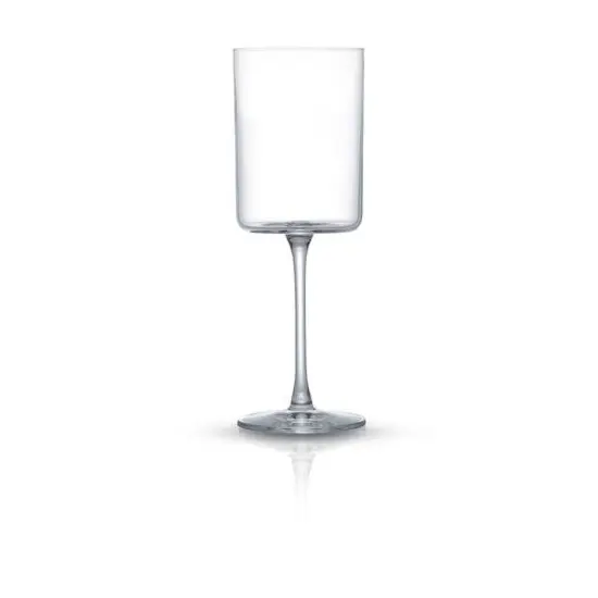 JoyJolt&reg; 11oz. Claire Crystal Cylinder White Wine Glasses, 4ct. {6}