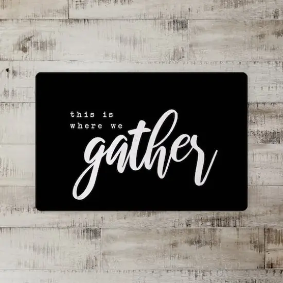 Where We Gather 18" x 27" Floor Mat {3}