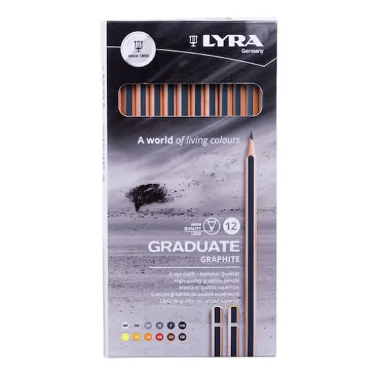 Lyra Graduate Student-Grade Graphite Pencils, 12ct. {1}