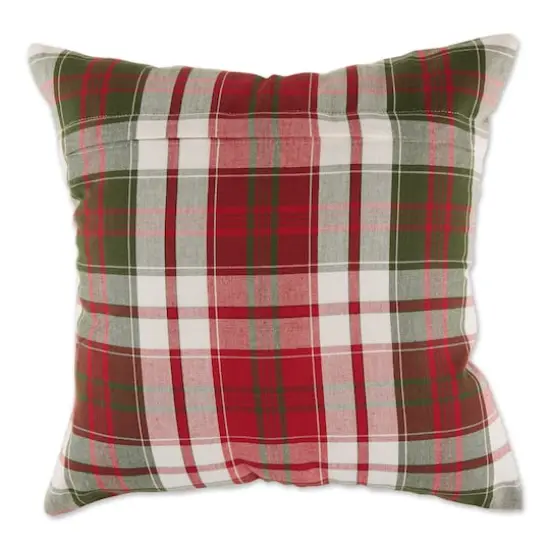 DII&reg; Traditional Christmas Plaid Pillow Cover Set {4}