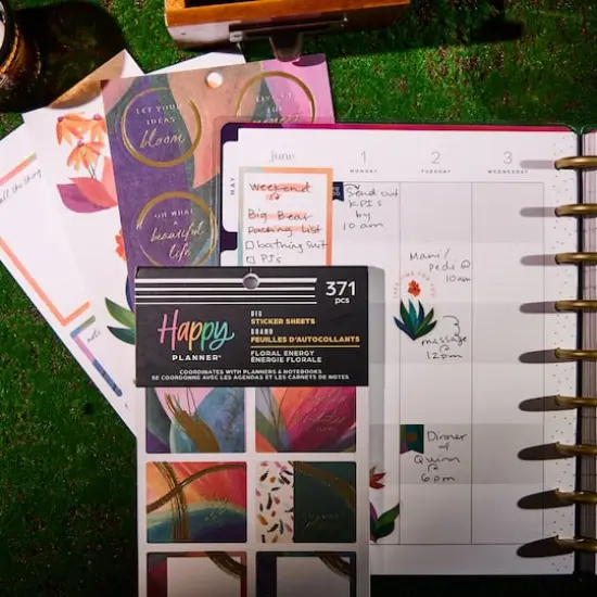 The Big Happy Planner&reg; Floral Energy {14}